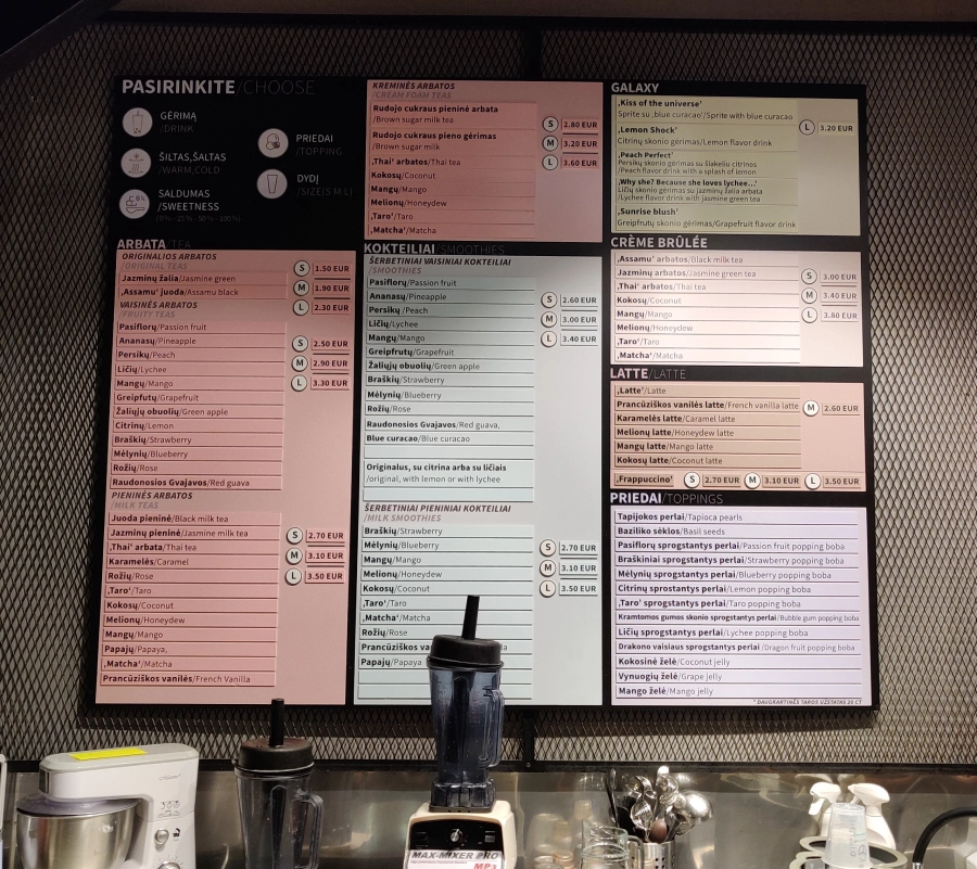 Informacinės lentelės